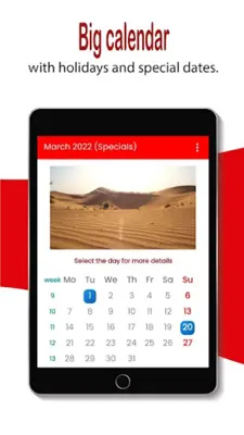 United Arab Emirates Calendar 2021 android App screenshot 1