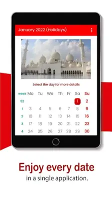 United Arab Emirates Calendar 2021 android App screenshot 2